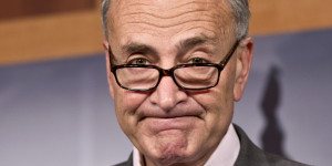 Sen. Chuck Schumer, D-N.Y., expresses his dismay at Russian Vladimir Putin leader granting asylum to American secrets leaker Edward Snowden, at a news conference at the Capitol in Washington, Thursday, Aug. 1, 2013. Defying the United States, Russia granted Edward Snowden temporary asylum on Thursday, allowing the National Security Agency leaker to slip out of the Moscow airport where he has been holed up for weeks in hopes of evading espionage charges back home. (AP Photo/J. Scott Applewhite)